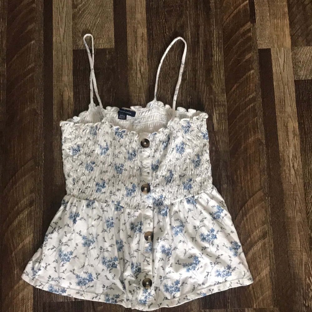 American eagle floral tank